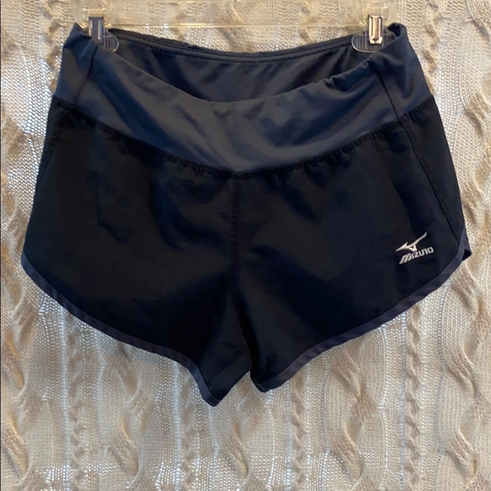 Black Mizuno shorts